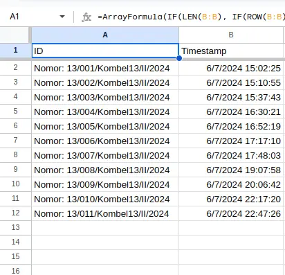 Spreadsheet
