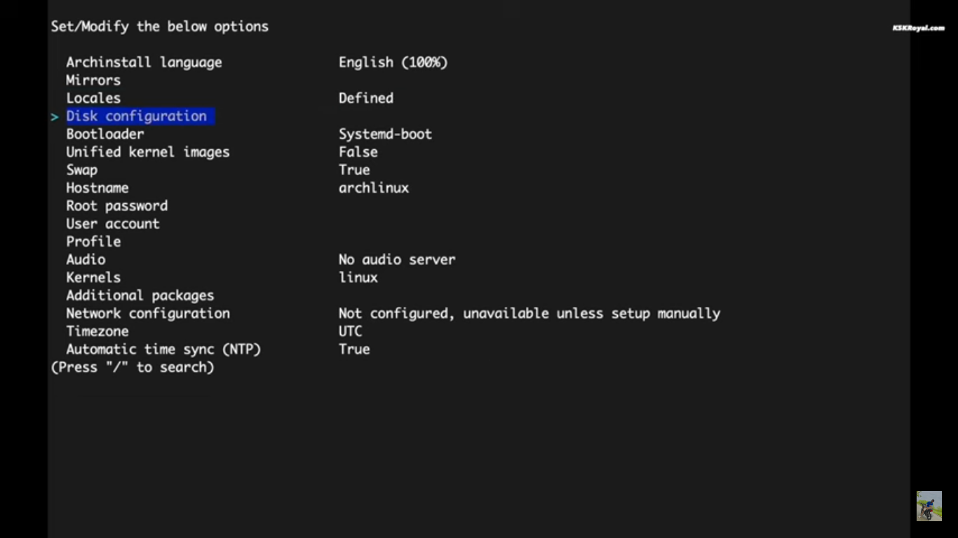 Archinstall