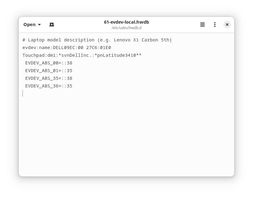 Gnome text editor